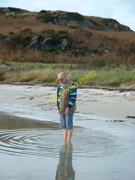 Photo 6"x4" Typical English Tourist behaviour! Ardminish c2010