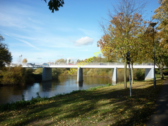 Photo 6"x4" Water end (road) goes over the Ouse York\/SE5951 c2010