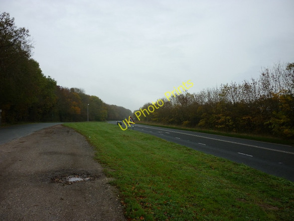Photo 6"x4" Looking up the A614 from High Plantation Goodmanham c2010