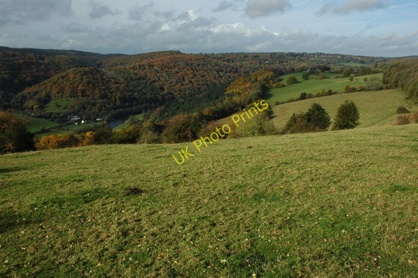 Photo 6"x4" The Wye Valley The Fence c2010