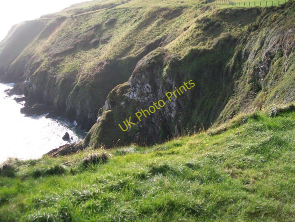 Photo 6"x4" The cliff top above Hen Borth Uwchmynydd c2010