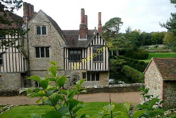 Photo 6"x4" Ightham Mote, east side Ivy Hatch c2010