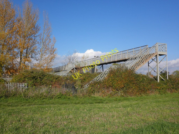 Photo 6"x4" Railway footbridge, Norton Fitzwarren Norton Fitzwarren c2010