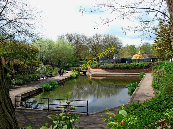 Photo 6"x4" Victoria Park (2) - Ornamental pond Stafford c2010