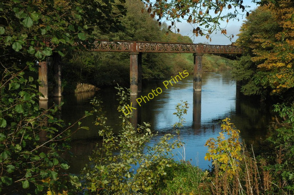 Photo 6"x4" Old railway bridge, Redbrook Redbrook\/SO5310 c2010