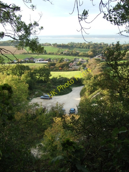 Photo 6"x4" Car park near Tennyson Down Totland c2010