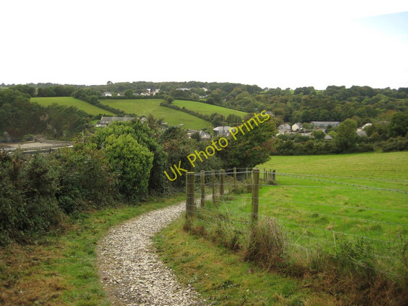 Photo 6"x4" Coast path east of Charlestown St Austell c2010
