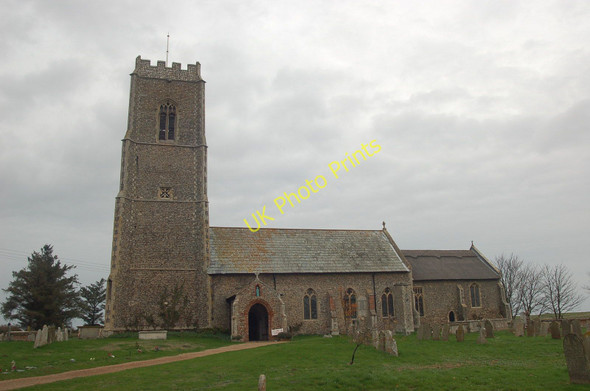 Photo 6"x4" St Andrew's Church, Bacton Bacton\/TG3433 c2009