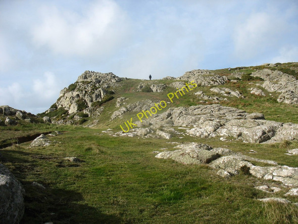 Photo 6"x4" The path to the summit of Pen y Cil head Uwchmynydd c2010