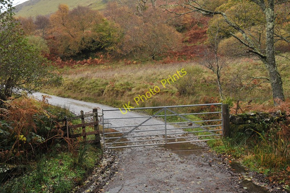 Photo 6"x4" Gated road to Degnish Arduaine c2010