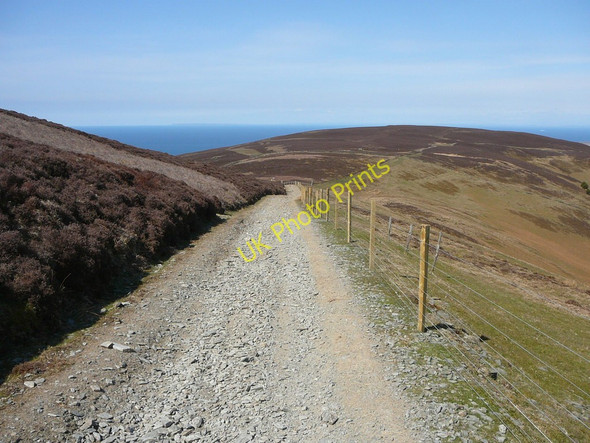 Photo 6"x4" Hill track leading towards Slieau Curn Barregarrow c2010