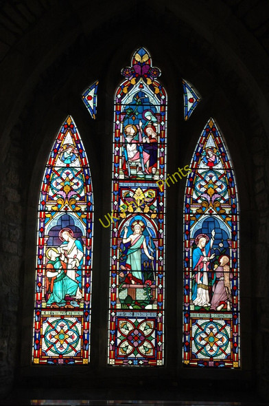 Photo 6"x4" Stained glass window, Newland Church Newland\/SO5509 c2010 P1
