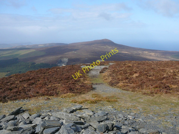 Photo 6"x4" The path running west from South Barrule Ballamodha c2010