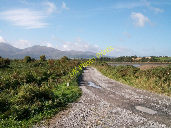 Photo 6"x4" National Trust service track leading to Slidderyford Bridge Dundrum\/J4036 c2010
