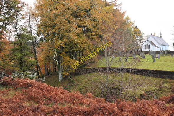 Photo 6"x4" Kilmonivaig Church Aonachan c2010
