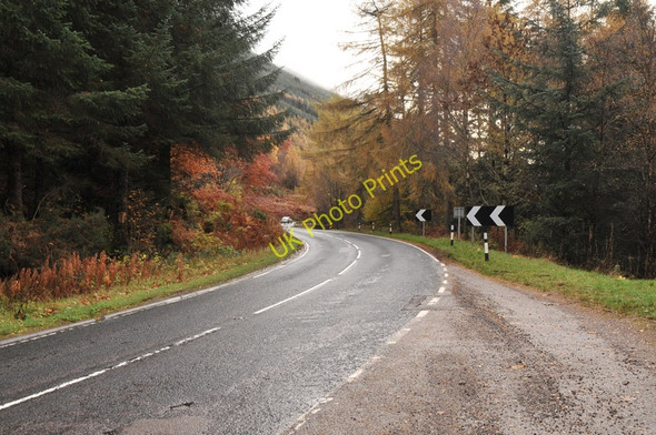 Photo 6"x4" Sharp bends in the A82 near South Laggan Laggan\/NN2996 c2010