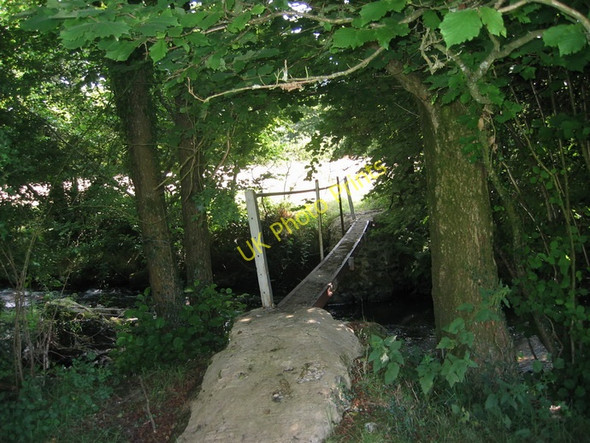 Photo 6"x4" Pontroed Llanfihangel ar Arth Footbridge Llanfihangel-ar-arth c2005