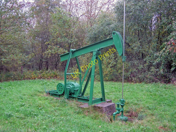 Photo 6"x4" Oil well in Duke's Wood - 2 Belle Eau Park c2010