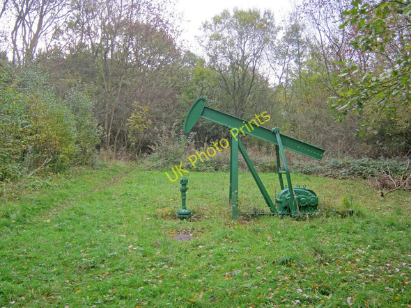 Photo 6"x4" Oil well in Duke's Wood - 3 Belle Eau Park c2010