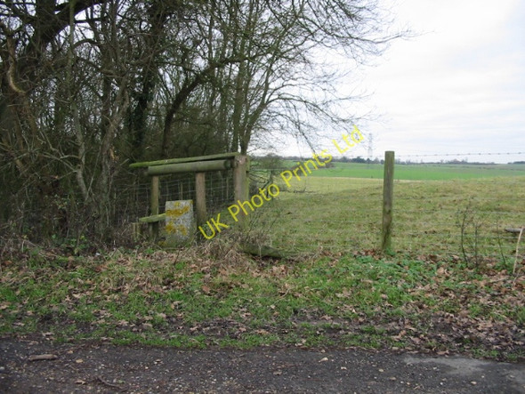 Photo 6"x4" Footpath to Brabourne Lees from Southenay Lane Brabourne c2007