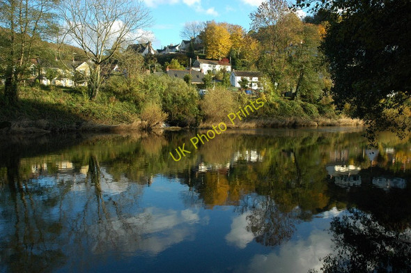 Photo 6"x4" Redbrook reflected in the Wye Redbrook\/SO5310 c2010
