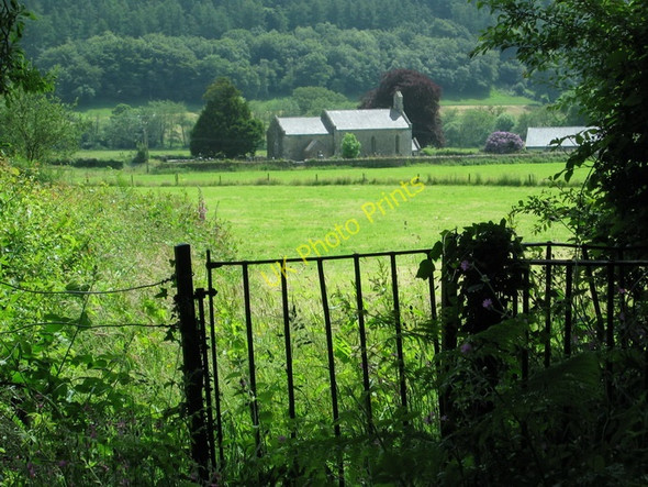 Photo 6"x4" Eglwys Llanllawddog Church Pontarsais c2009