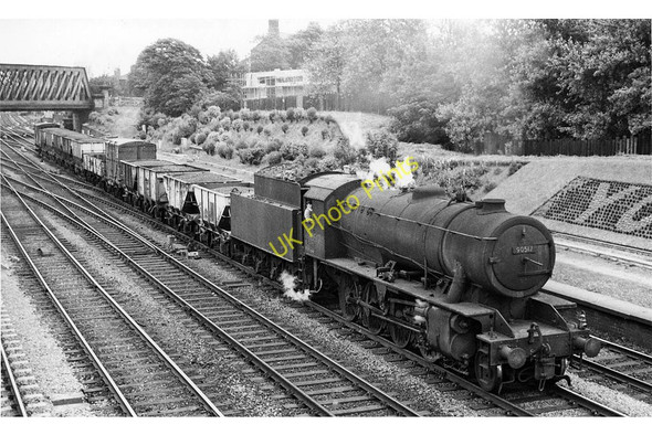Photo 6"x4" Up local goods train at York Racecourse (Holgate) York\/SE5951 c1964