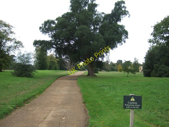 Photo 6"x4" Road from Swiss Cottage to Osborne House Cowes c2010