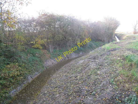 Photo 6"x4" Barlings Eau looking north Cold Hanworth c2010