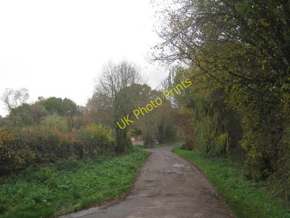 Photo 6"x4" Lane to Challands Farm Halam c2010