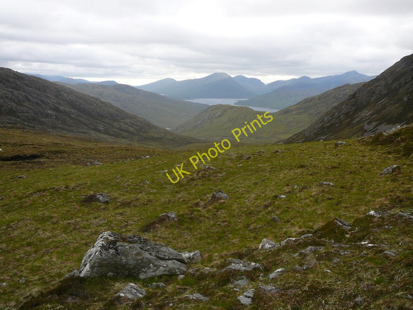 Photo 6"x4" The col between Sgurr na Muice and Carn an Daimh Bhain Sg\u00f9rr na Muice\/NH2241 c2010