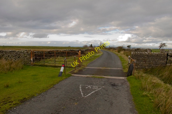 Photo 6"x4" Cattle grid on road to Harterbeck Wray c2010