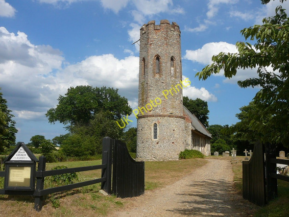 Photo 6"x4" St Mary's Church, Ashby Herringfleet c2010