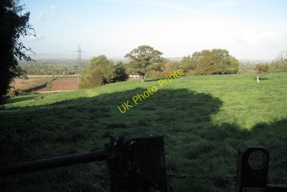 Photo 6"x4" Looking north near Mumbleys Plat Alveston Down c2010
