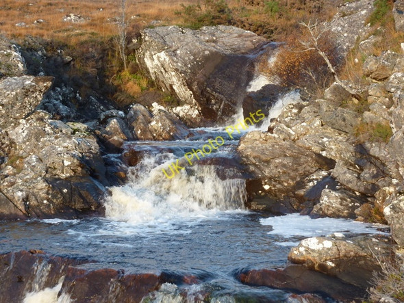 Photo 6"x4" Falls on Allt an Rasail Loch Sheila c2010