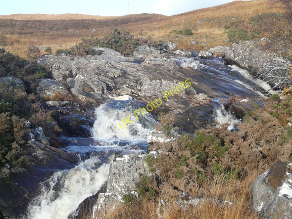 Photo 6"x4" Falls on Allt an Rasail Loch Sheila c2010