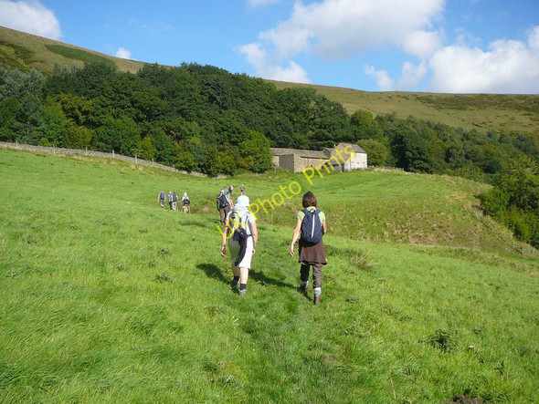 Photo 6"x4" On the path from Odin mine to Mam Farm near Castleton Barber Booth c2010