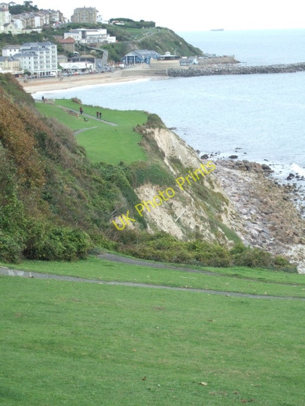 Photo 6"x4" Ventnor Bay from the end of Western Cliffs Ventnor c2010