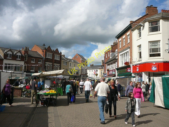 Photo 6"x4" Melton Mowbray; Market Place Melton Mowbray c2010