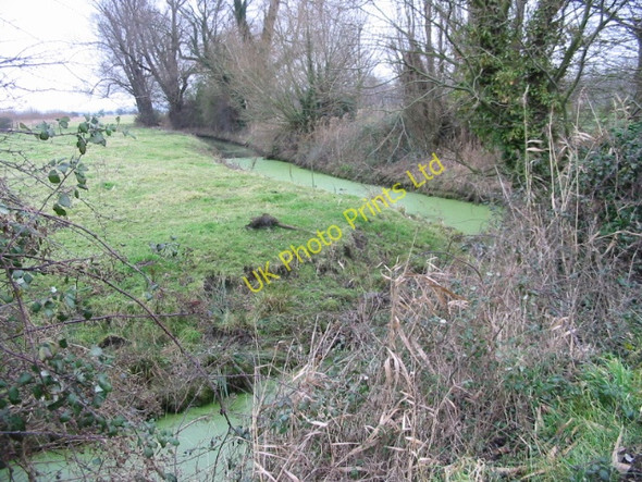 Photo 6"x4" Ditch along the private road from Lower Goldstone Upper Goldstone c2008