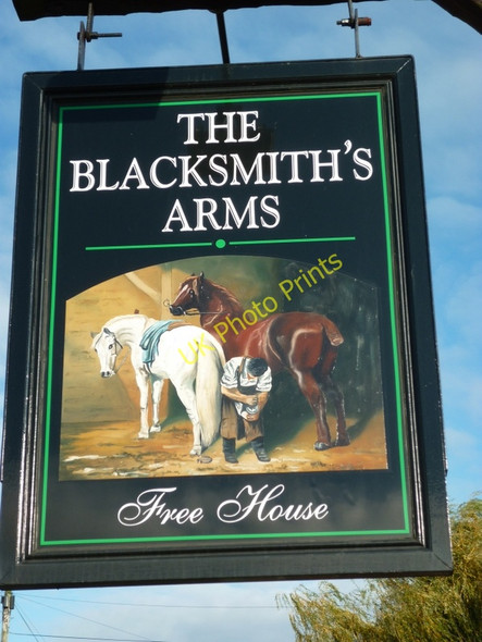 Photo 6"x4" The sign for the Blacksmith's Arms, Biggin Biggin\/SE5434 c2010