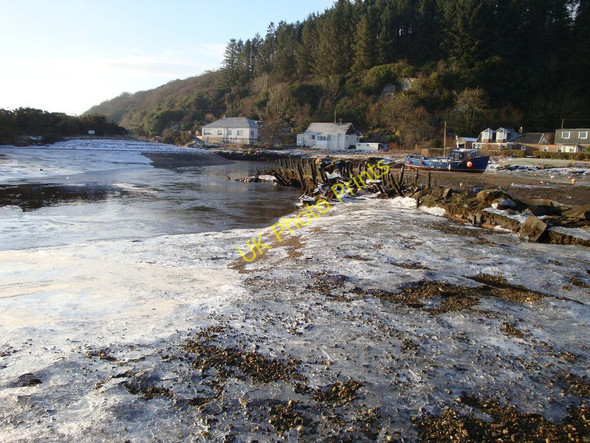 Photo 6"x4" Frozen river at Waterfoot Waterfoot\/NR8037 c2010