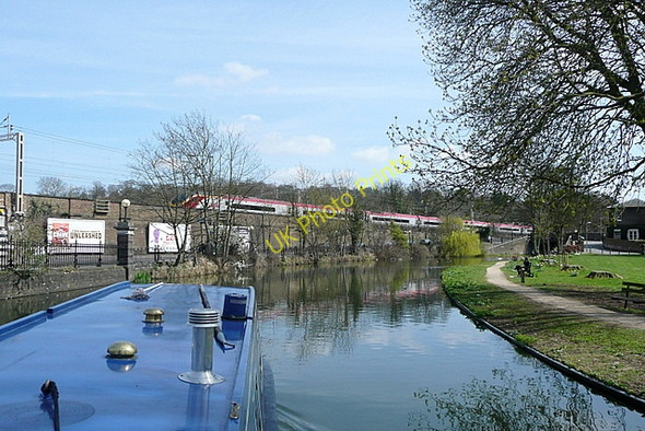 Photo 6"x4" Canal and railway in Berkhamsted Berkhamsted c2010