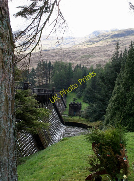 Photo 6"x4" Loch Arklet Dam wall Inveruglas c2008