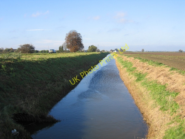 Photo 6"x4" Highland Drain, Newborough, Peterborough Eye Green c2005