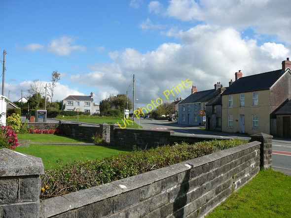 Photo 6"x4" Village centre of Efailwen Efailwen c2010