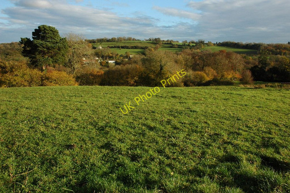 Photo 6"x4" Farmland near Horsley Nailsworth c2010