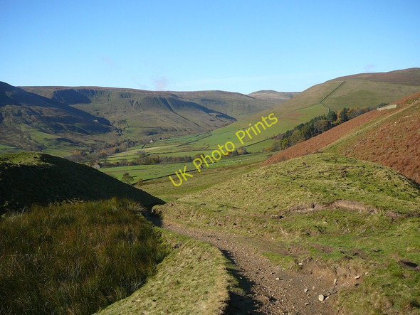 Photo 6"x4" On the Pennine Way, east of Upper Booth Upper Booth c2010