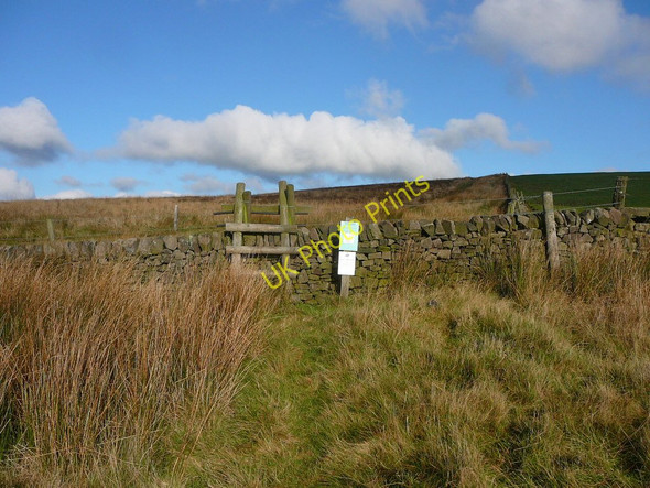 Photo 6"x4" Ladder stile on concessionary path on Piggford Moor Wildboarclough c2010