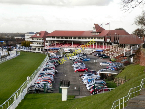Photo 6"x4" Grandstand, Chester Racecourse Chester c2010